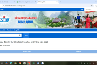 Thông báo thời gian và địa chỉ tra cứu điểm Kỳ thi tốt nghiệp Trung học phổ thông năm 2025