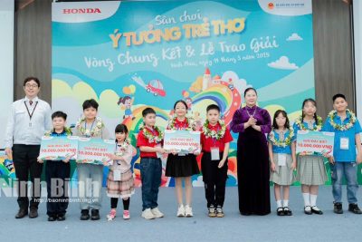 Ninh Bình đoạt 3 giải tại vòng chung kết sân chơi Ý tưởng trẻ thơ năm học 2024-2025