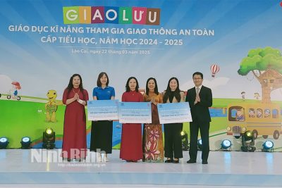 Ninh Bình giành giải nhất toàn đoàn tại Giao lưu giáo dục kỹ năng tham gia giao thông an toàn cấp tiểu học